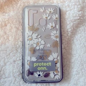 Samsung Galaxy A21 Floral Gel
Rubber Case, protect onn.